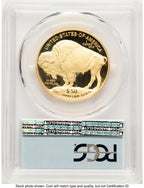 2019-W Proof Gold Buffalo 1 oz FS Black Diamond Bison Label PCGS PR70