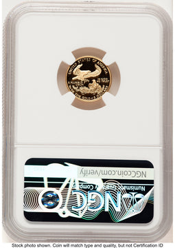 2000-W Proof Gold Eagle 1/10 oz Brown Label NGC PF70