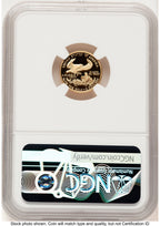 2000-W Proof Gold Eagle 1/10 oz Brown Label NGC PF70
