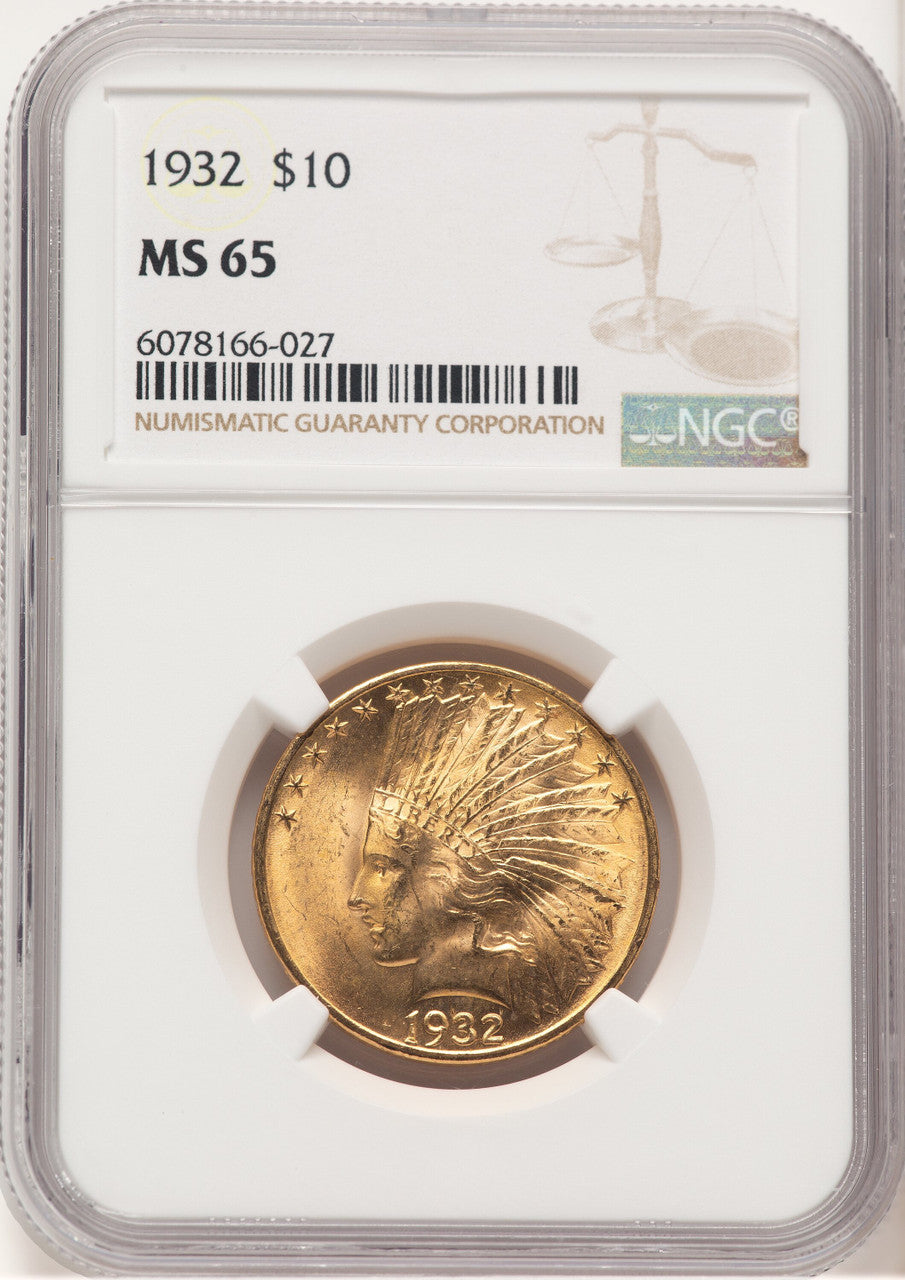 1932 $10 Indian Eagle NGC MS65 (779511003)