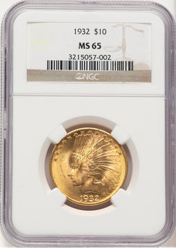 1932 $10 Indian Eagle NGC MS65 (779511004)