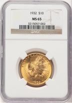 1932 $10 Indian Eagle NGC MS65 (779511004)