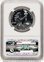 2014-W Proof Platinum Eagle 1 oz ER Blue NGC PF70