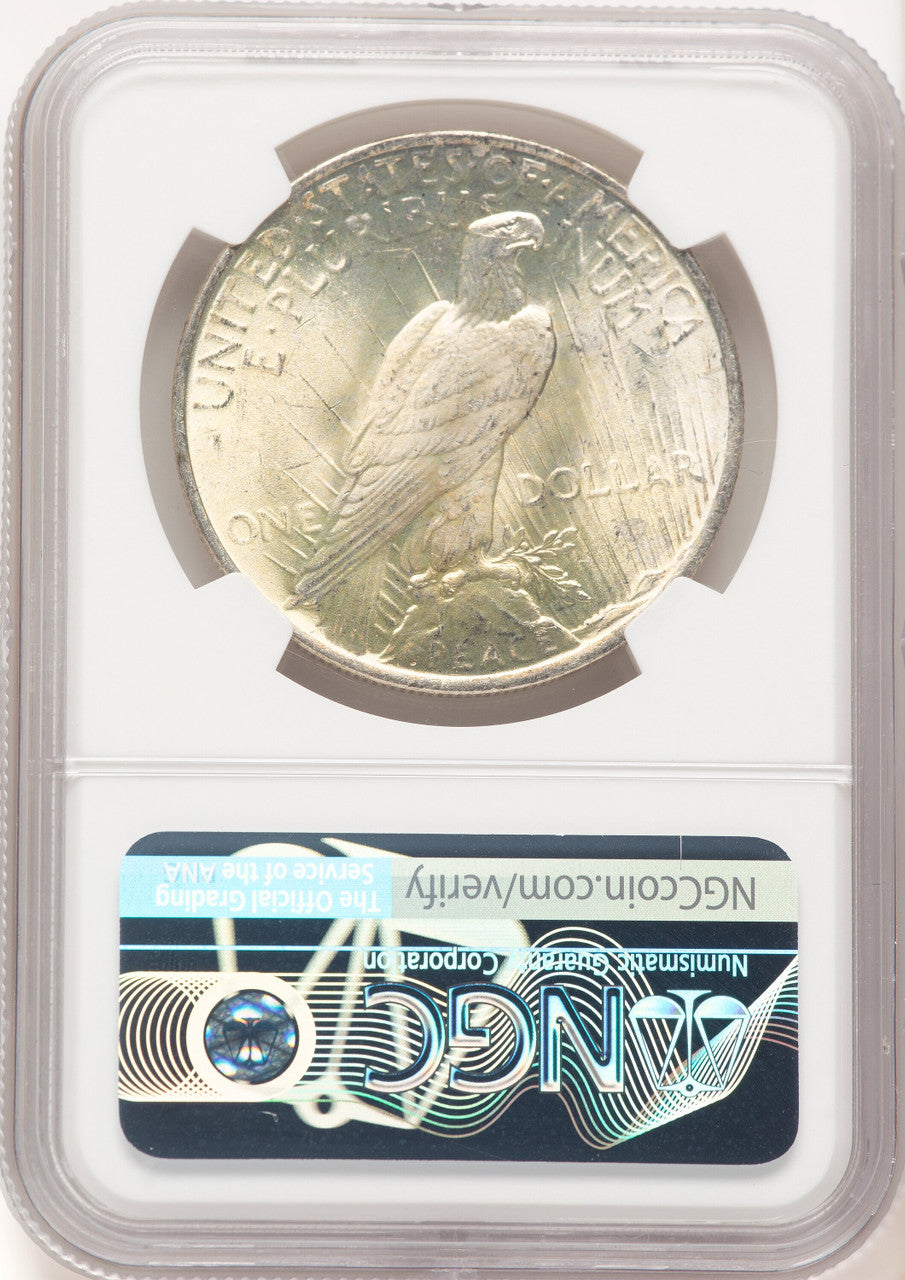 1923 Kenneth Bressett Red Book Peace Dollar NGC MS67