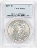 1897-O Morgan Dollar PCGS MS62