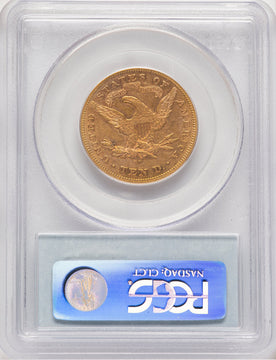 1877-CC $10 Liberty Eagle PCGS AU50 (779548001)