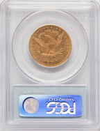 1877-CC $10 Liberty Eagle PCGS AU50 (779548001)