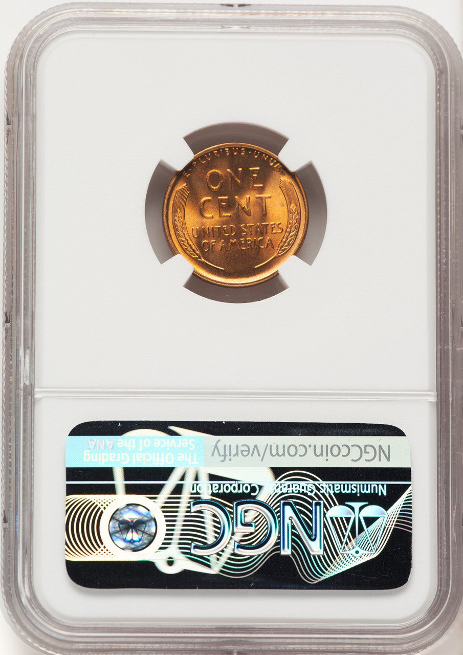 1941-S 1C RD Lincoln Cent NGC MS67+