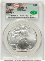 2020 Silver Eagle Ron Drzewucki CACG MS70