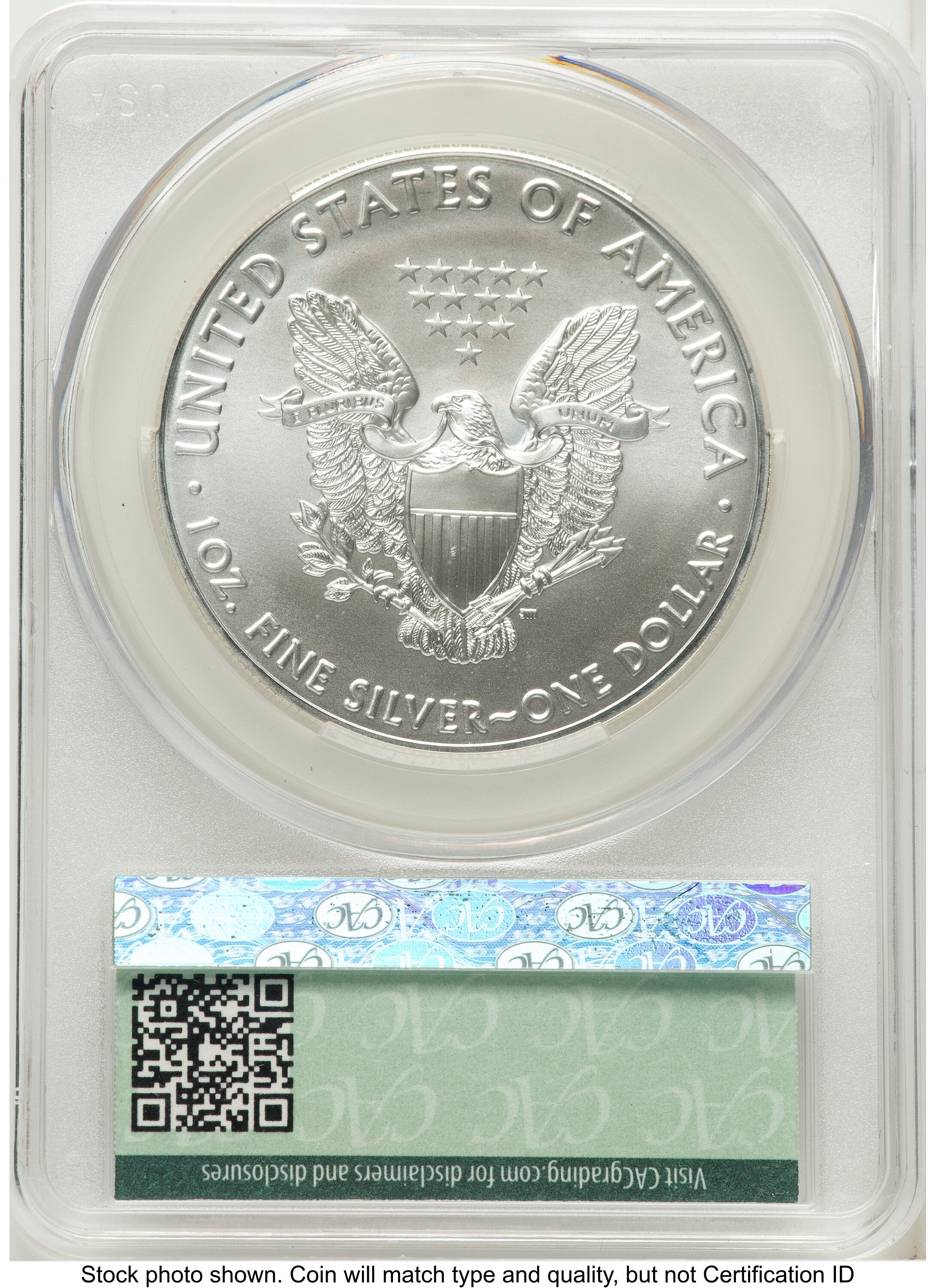 2020 Silver Eagle Ron Drzewucki CACG MS70