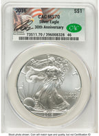 2016 Silver Eagle Ron Drzewucki CACG MS70