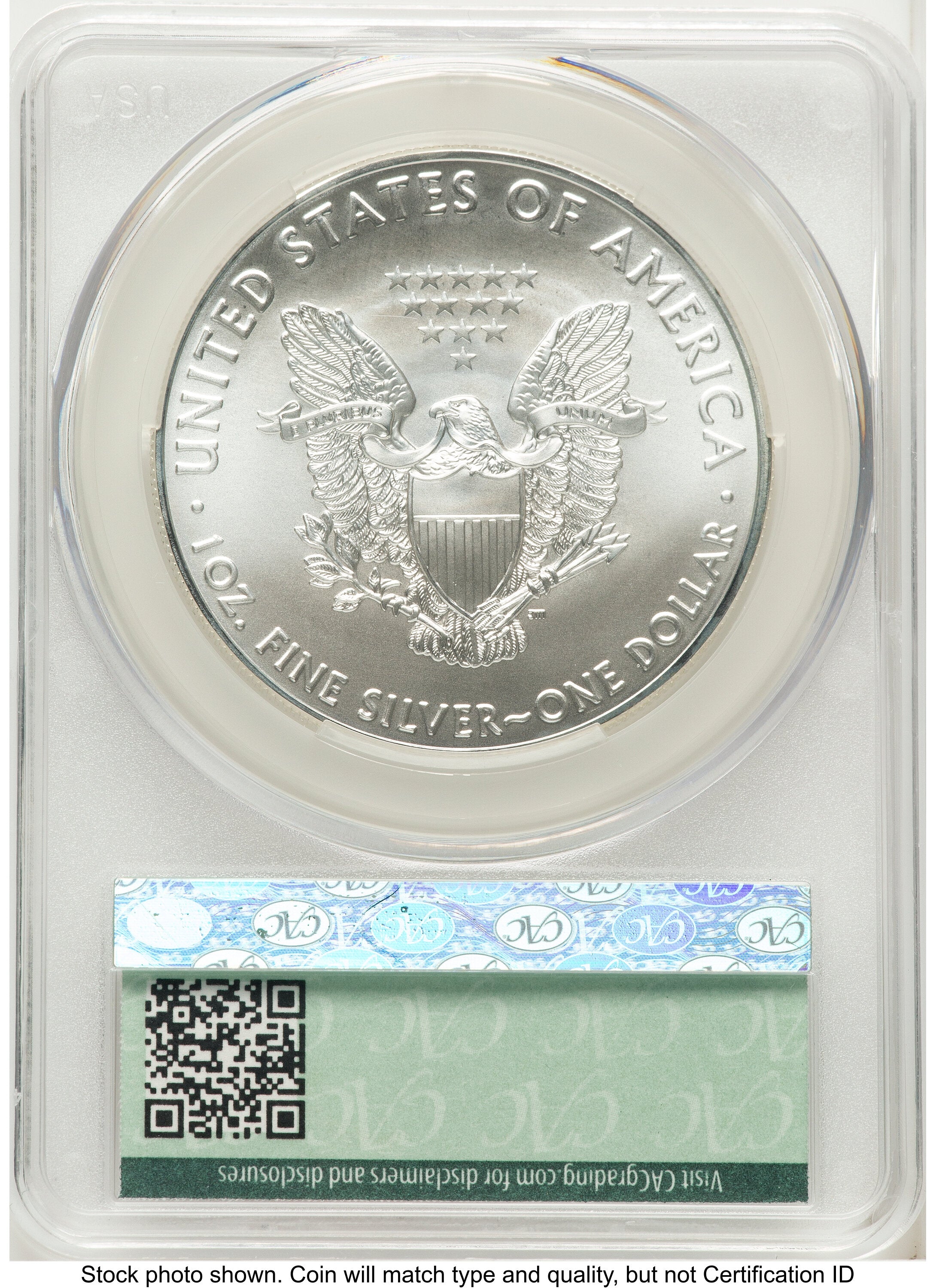 2016 Silver Eagle Ron Drzewucki CACG MS70