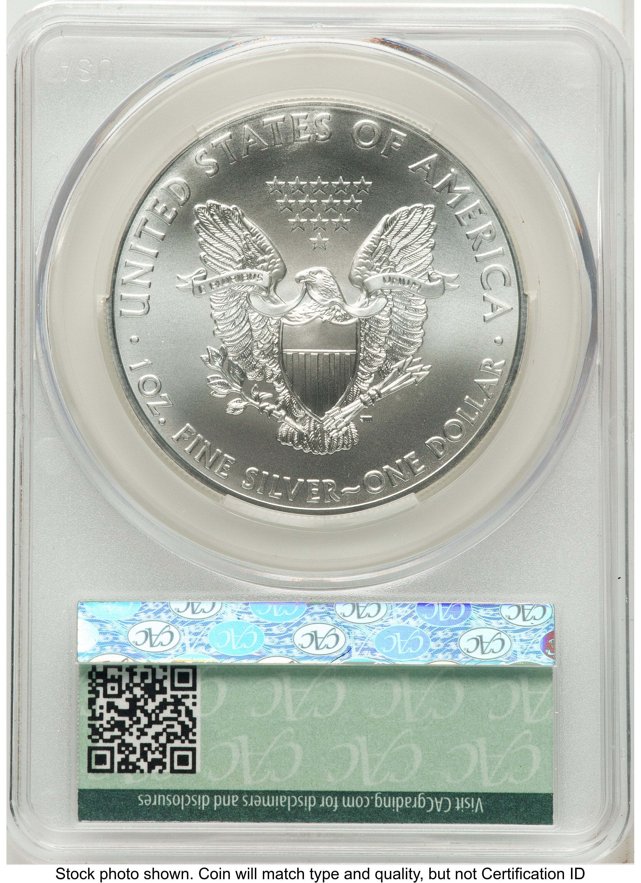 2013 Silver Eagle Ron Drzewucki CACG MS70