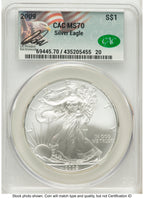 2009 Silver Eagle Ron Drzewucki CACG MS70
