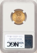 1899 $5 Liberty Half Eagle NGC MS65 (779570006)