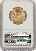 1993 Gold Eagle 1/2 oz Brown Label NGC MS70