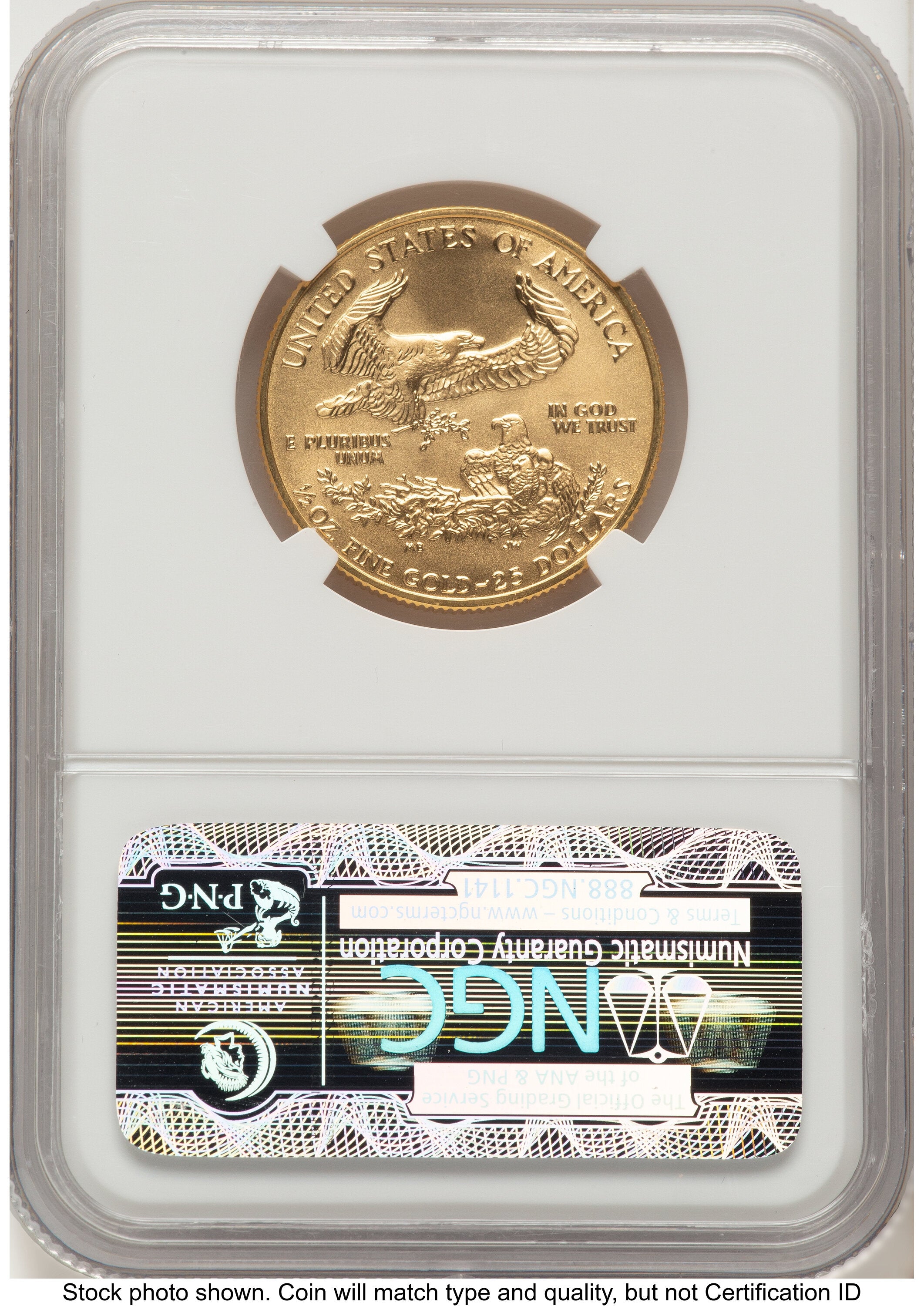 1993 Gold Eagle 1/2 oz Brown Label NGC MS70