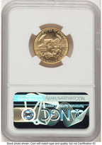 1990 Gold Eagle 1/4 oz NGC MS70 Ed Moy