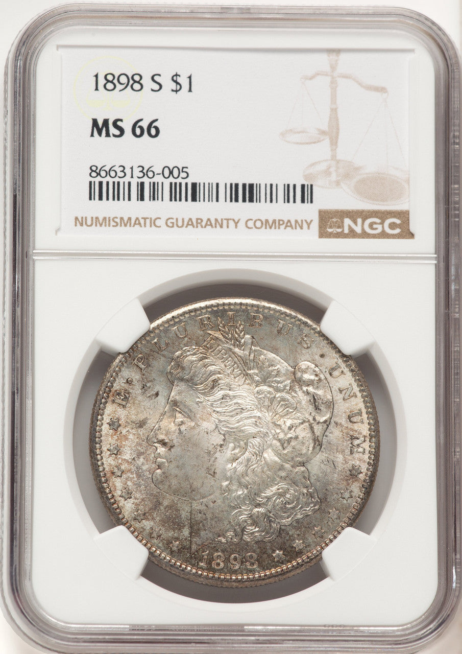 1898-S Morgan Dollar NGC MS66