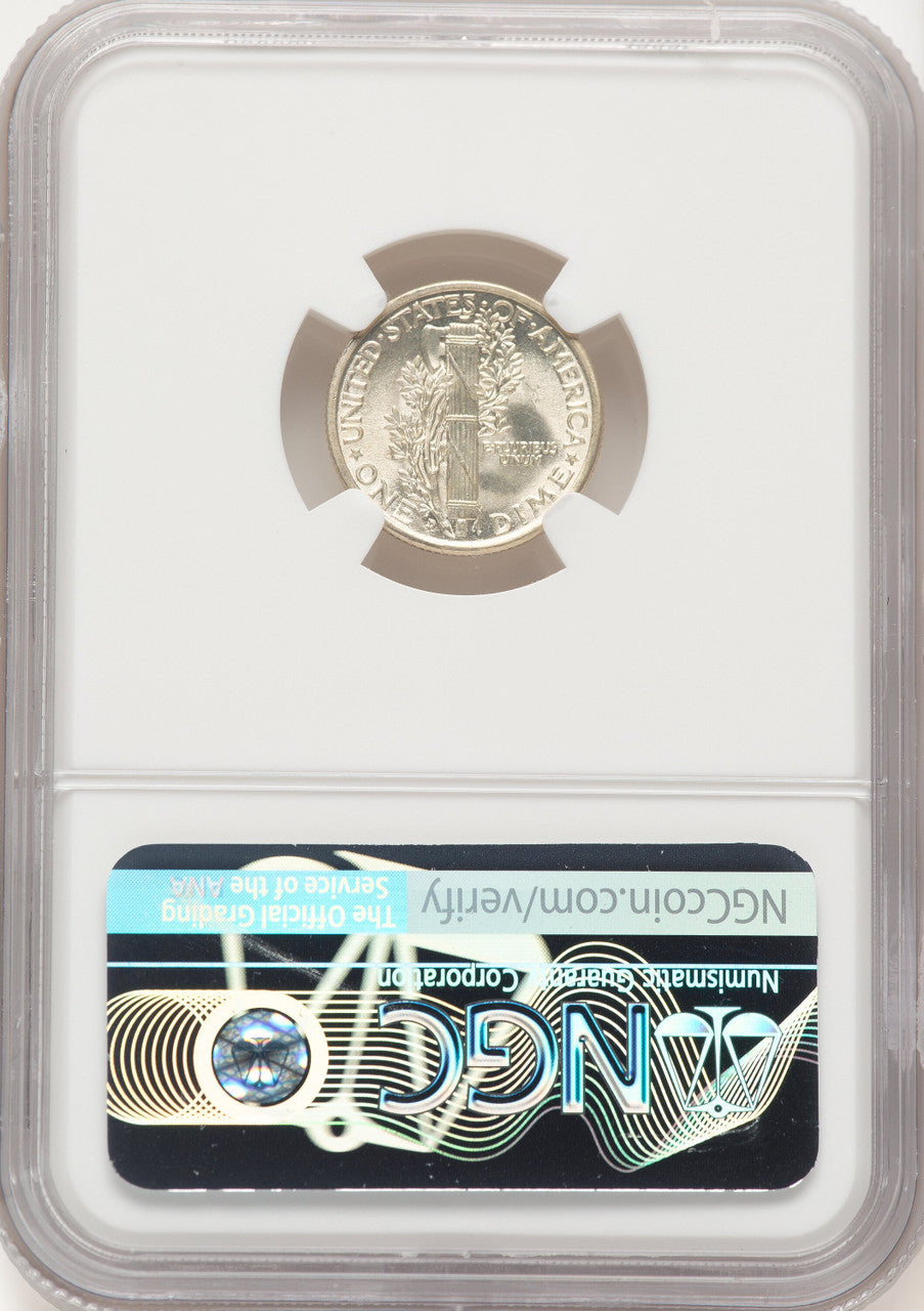1917-D 10C FB Mercury Dime NGC MS65 (779691004)