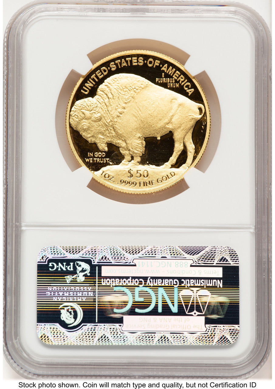 2013-W Proof Gold Buffalo 1 oz FR Bison Label NGC PF70