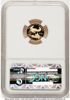 2010-W Proof Gold Eagle 1/10 oz ER Blue NGC PF70