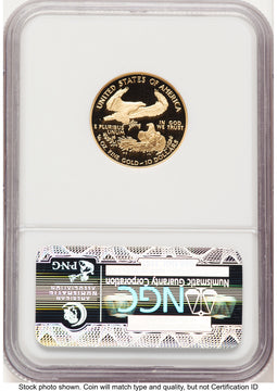 2008-W Proof Gold Eagle 1/4 oz Brown Label NGC PF70