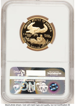 1993-P Proof Gold Eagle 1/2 oz Brown Label NGC PF70