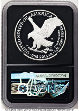 2021-W TY2 Proof Silver Eagle 1 oz ER John Boehner NGC PF70