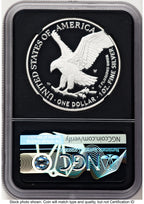 2021-W TY2 Proof Silver Eagle 1 oz ER John Boehner NGC PF70