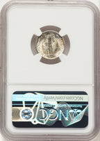 1942 10C FB Mercury Dime NGC MS68
