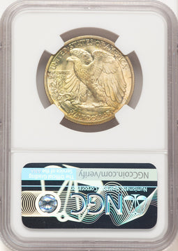 1936-S 50C Walking Liberty Half Dollar NGC MS66+
