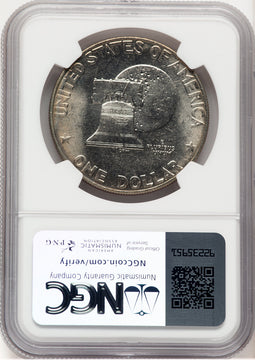 1976 $1 T1 Eisenhower Dollar NGC MS66 (779875028)