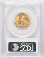 1908 $5 Indian Blue Gradient Indian Half Eagle PCGS MS65