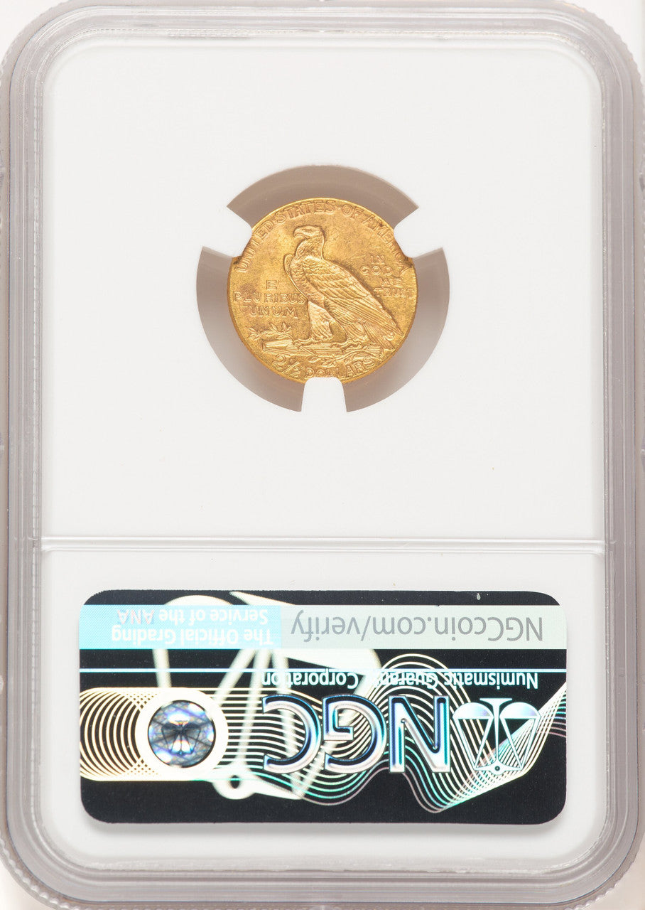 1914 $2.50 Brown Label Indian Quarter Eagle NGC MS64