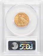 1915 $5 CAC Blue Gradient Indian Half Eagle PCGS MS64