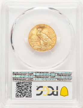 1911 $5 Blue Gradient Indian Half Eagle PCGS MS64