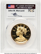 2017-W G$100 American Liberty High Relief FDI PCGS PR70 Mercanti (779953002)