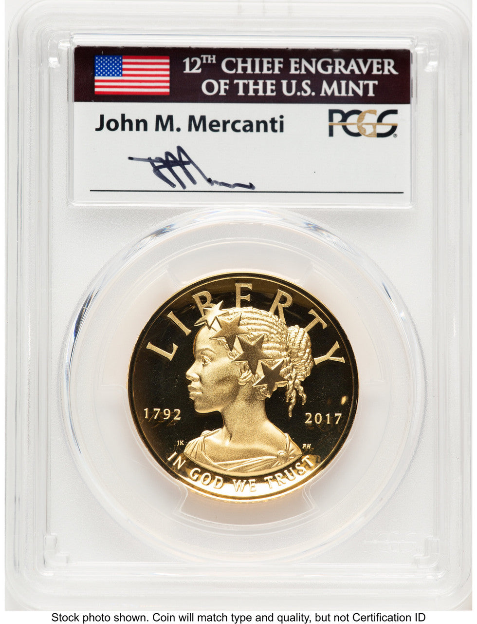 2017-W G$100 American Liberty High Relief FDI PCGS PR70 Mercanti (779953002)