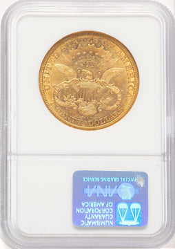1877-CC $20 Liberty Double Eagle NGC AU58 (780000014)