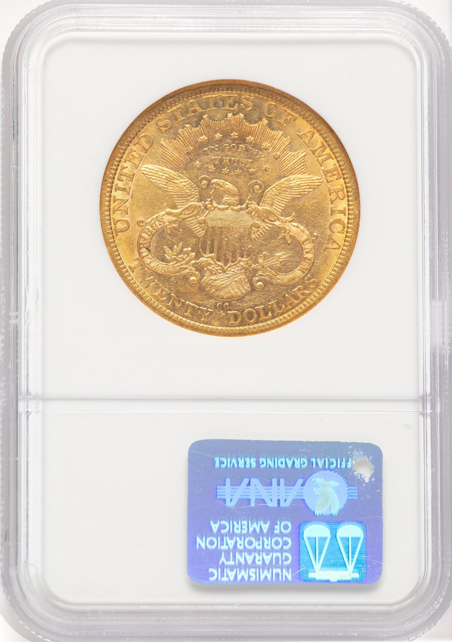1877-CC $20 Liberty Double Eagle NGC AU58 (780000014)