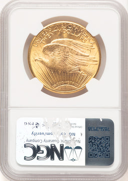 1924-D $20 Saint-Gaudens Double Eagle NGC MS63+