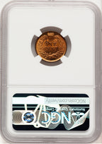 1908 1C RD Indian Cent NGC MS66+