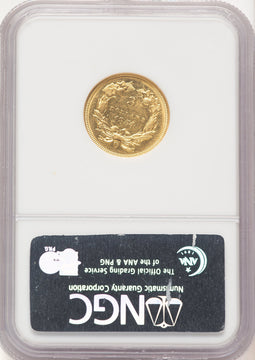 1854-O $3 Three Dollar Gold Pieces NGC AU58 (780003002)