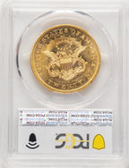 1852 $20 Liberty Double Eagle PCGS MS62