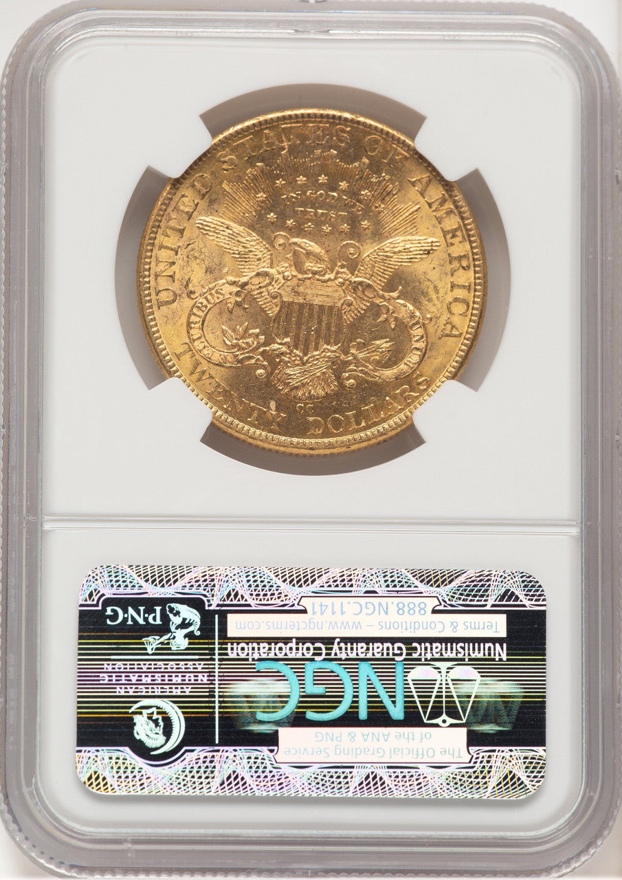 1893-CC $20 Liberty Double Eagle NGC MS60