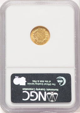 1856-S G$1 Type 2 Gold Dollar NGC AU58 (780003024)