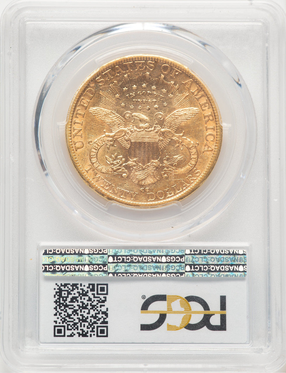 1889-CC $20 Liberty Double Eagle PCGS AU50