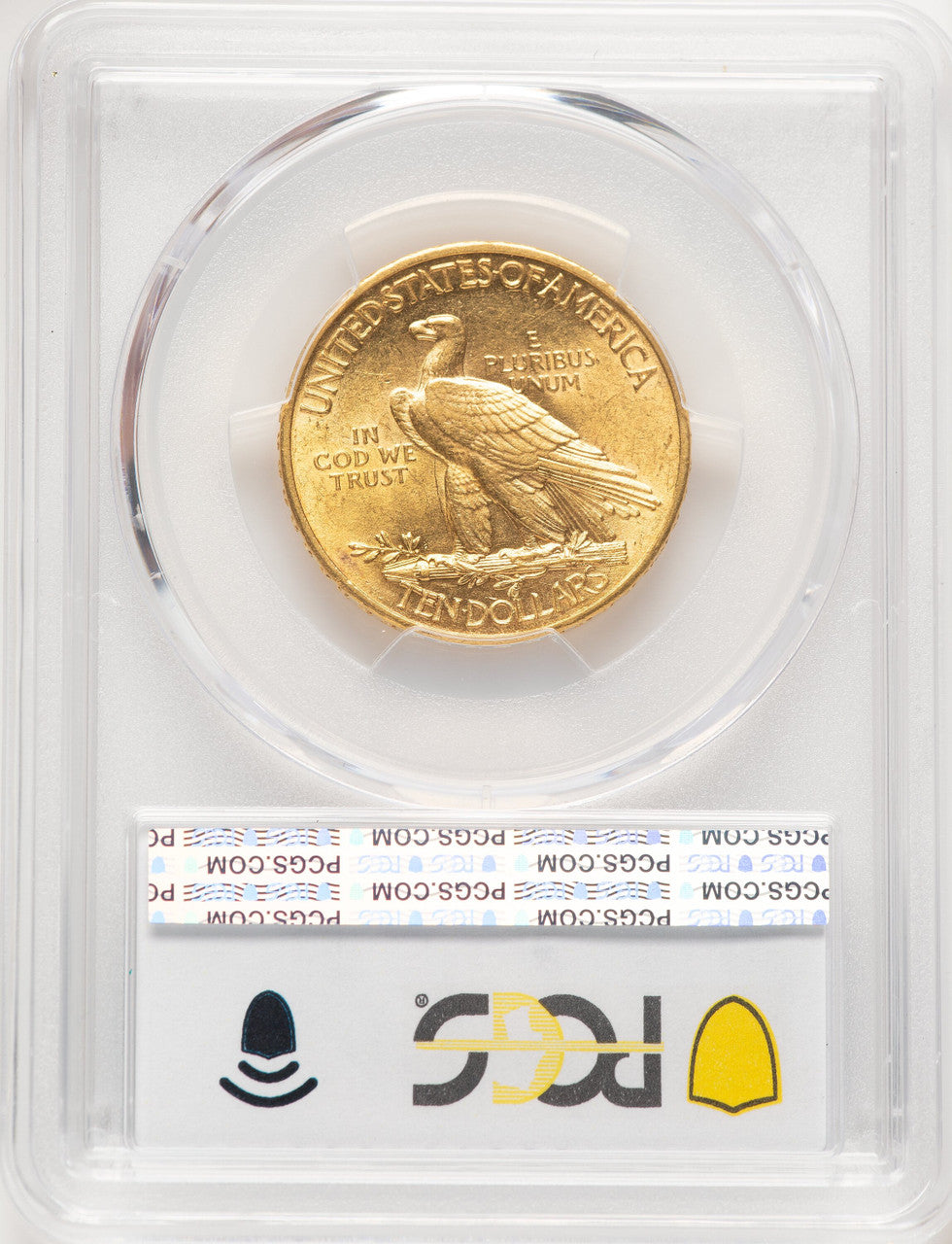 1908 $10 MOTTO Indian Eagle PCGS AU58