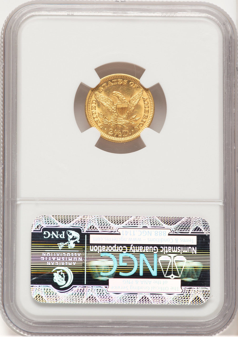 1904 $2.50 Liberty Quarter Eagle NGC MS65 (780078008)